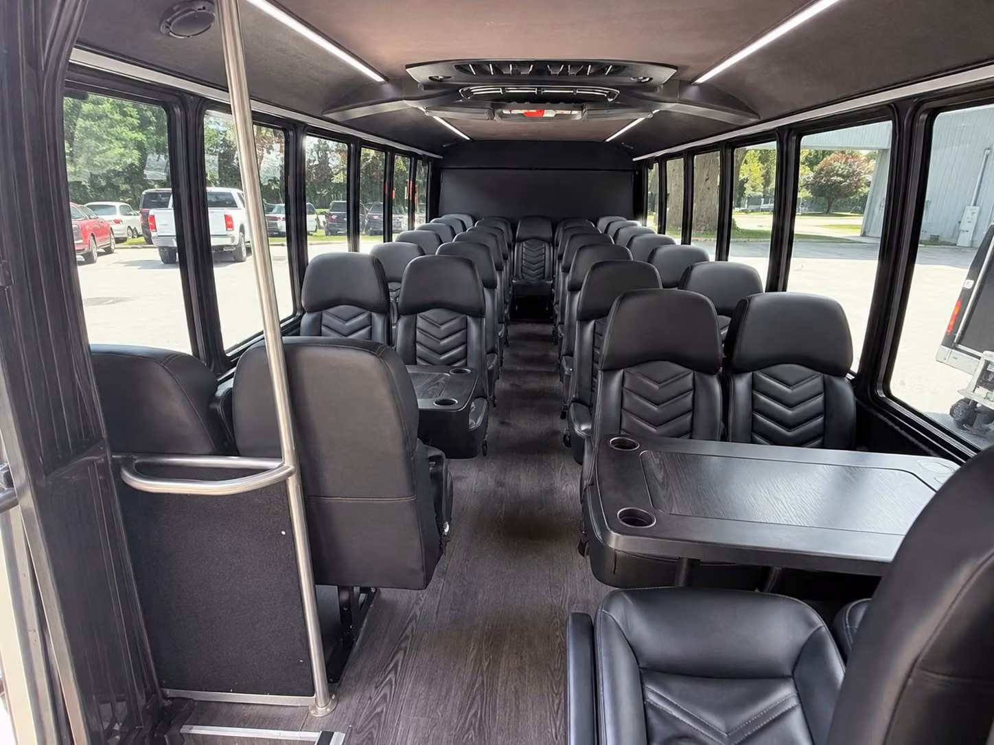 15 passenger minibus interior