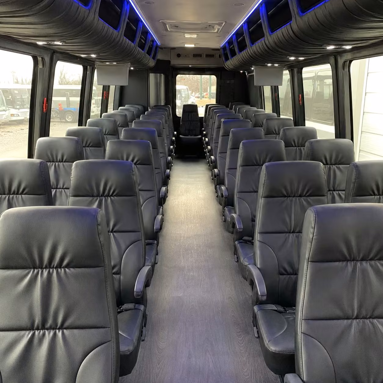 35 passenger minibus inside