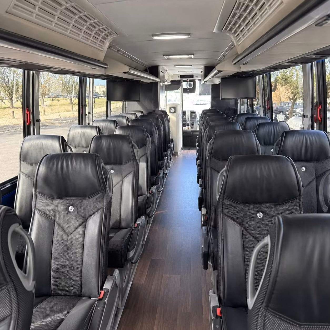 livonia 56 passenger charter bus rental